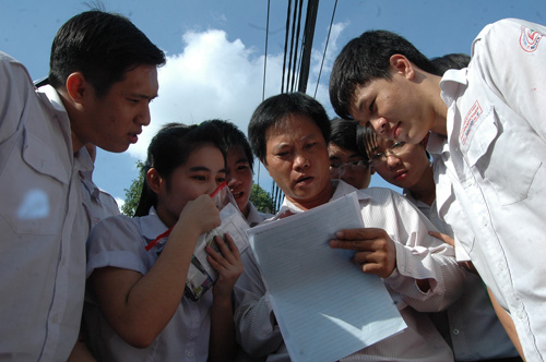 Tot nghiep THPT se dua vao qua trinh hoc tap