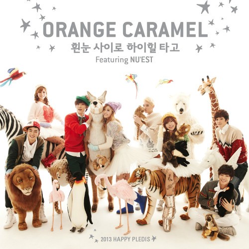Orange Caramel nhí nhố với NU’EST trong MV Giáng sinh 1
