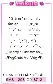 Tin nhan hinh chuc mung giang sinh dep va y nghia nhat