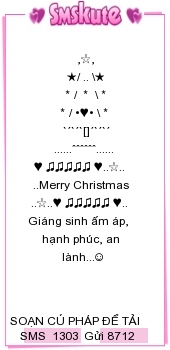 Tin nhan hinh chuc mung giang sinh dep va y nghia nhat