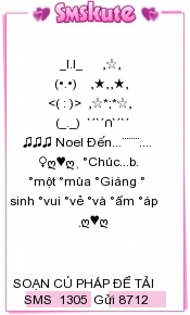 Tin nhan hinh chuc mung giang sinh dep va y nghia nhat