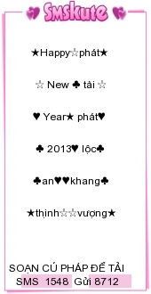 Tin nhan hinh chuc tet 2013 dep nhat