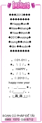 Tin nhan hinh chuc tet 2013 dep nhat