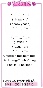 Tin nhan hinh chuc tet 2013 dep nhat
