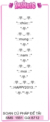 Tin nhan hinh chuc tet 2013 dep nhat