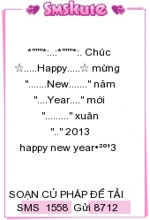 Tin nhan hinh chuc tet 2013 dep nhat
