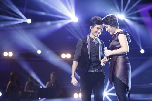 Truong quay Vietnam Idol Dem hat doi \