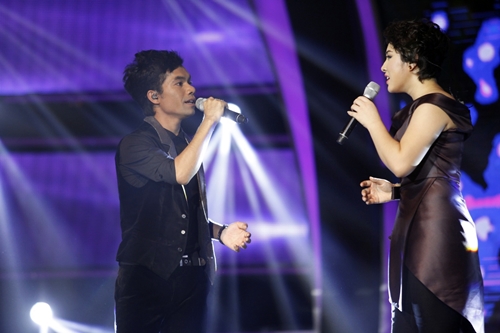 Truong quay Vietnam Idol Dem hat doi \