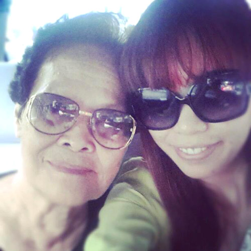 A fun time with my grandmothe