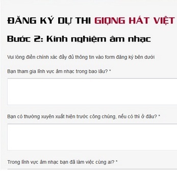 Lich phat song giong hat viet 2013 - The voice