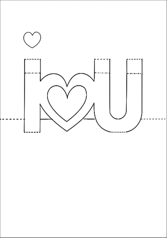 Loi chuc hay nhat thiep2 Cách làm thiệp 3D   I love you