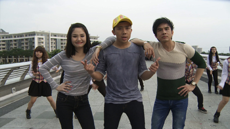 Dan Truong, Miu Le, Tran Thanh quay tung trong MV \'Yeu anh em dam khong\'
