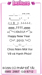 Tin nhan hinh chuc tet 2013 dep nhat