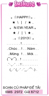Tin nhan hinh chuc tet 2013 dep nhat