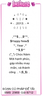 Tin nhan hinh chuc tet 2013 dep nhat