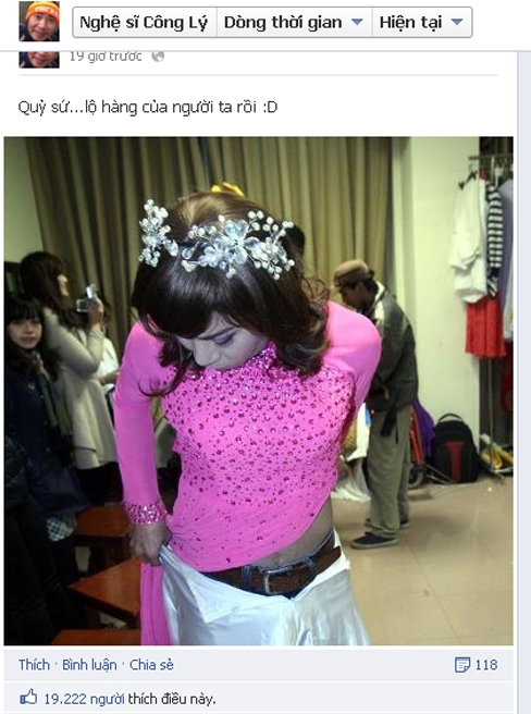 Hau truong gia gai cua Cong Ly gay sot tren cong dong mang
