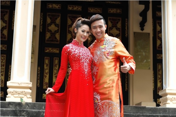 Trấn Thành, Thanh Thúy nhắng nhít đón Tết 7
