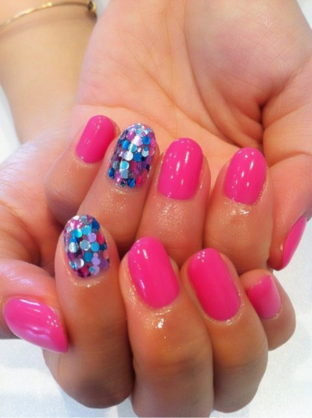 Nail ngot ngao cho cac ban nu dip Valentine 2013