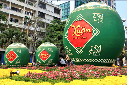 Duong hoa Nguyen Hue 2013: Ky niem 10 nam mot net van hoa Tet cua Sai Gon