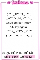 Tin nhan hinh valentine 2015 dep nhat