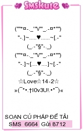 Tin nhan hinh valentine 2015 dep nhat