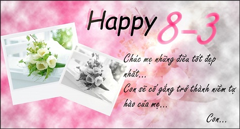 Tin nhan hinh chuc mung ngay 8/3 dep nhat