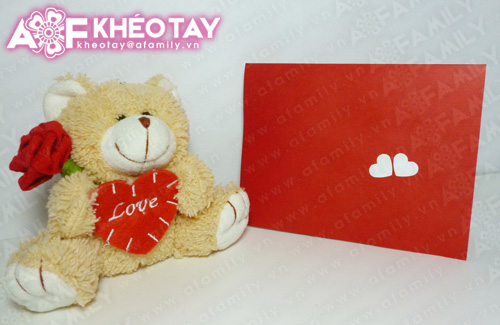 Thiep Valentine tu lam dep (handmade, popup)