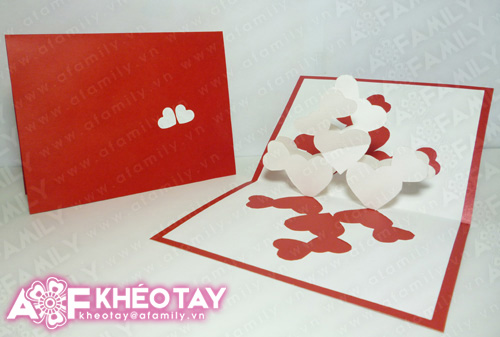 Thiep Valentine tu lam dep (handmade, popup)