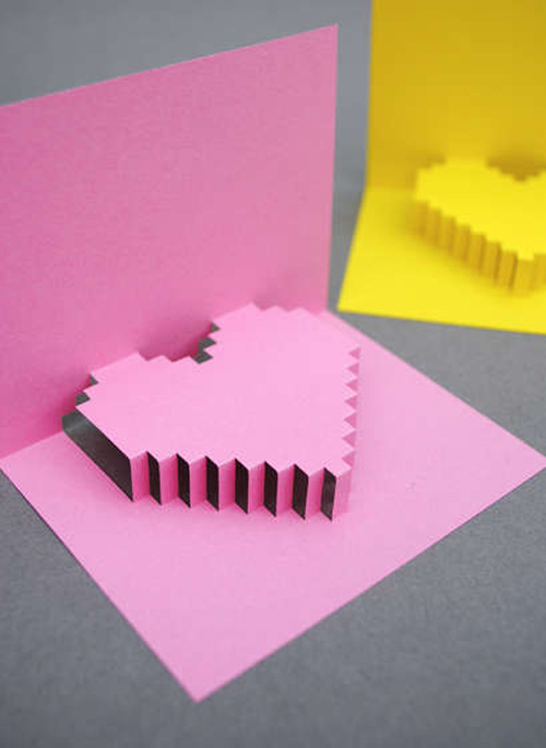 Thiep Valentine tu lam dep (handmade, popup)