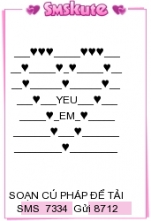 Tin nhan hinh valentine 2015 dep nhat