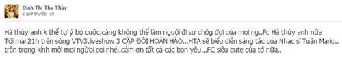 Nga ngua chan thuong Minh Tiep van thi Cap doi hoan hao