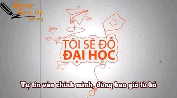 Rạo rực với bài hát cổ động Tôi sẽ đỗ đại học