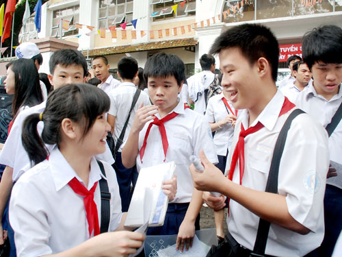 Ke hoach tuyen sinh dau cap tai Can Tho nam hoc 2013 - 2014