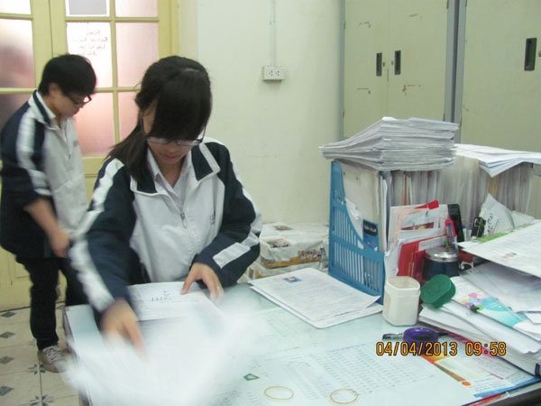 Địa điểm thu hồ sơ của trường THPT Trần Phú, Hà Nội