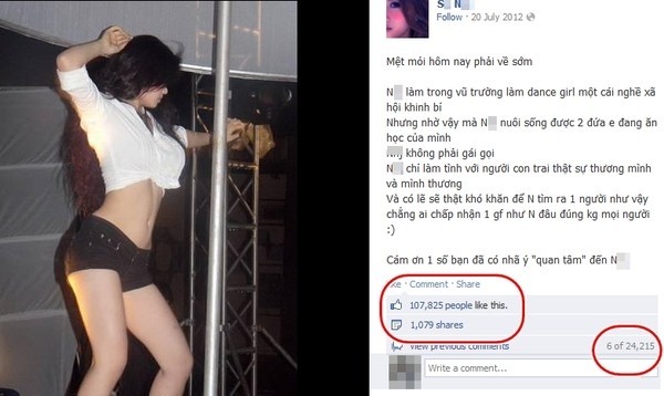 Noi long cua mot gai nhay