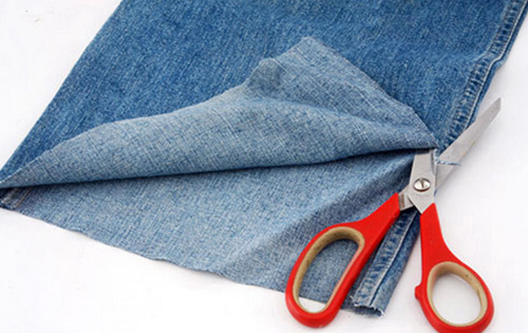 May gối heo dễ thương từ quần jean cũ