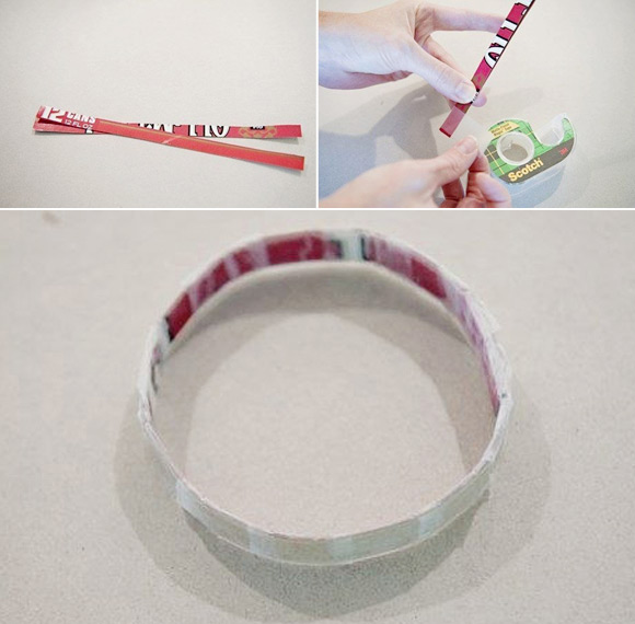 Biến bìa cứng thành vòng tay cá tính cho teenboy
