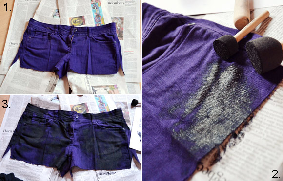 F5 quần short họa tiết Galaxy đón hè
