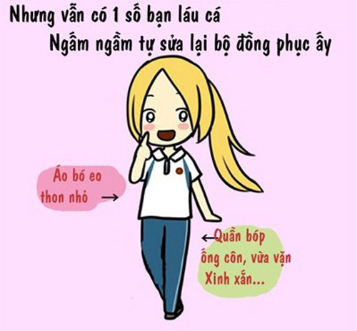Bộ truyện tranh cực yêu về đồng phục lớp