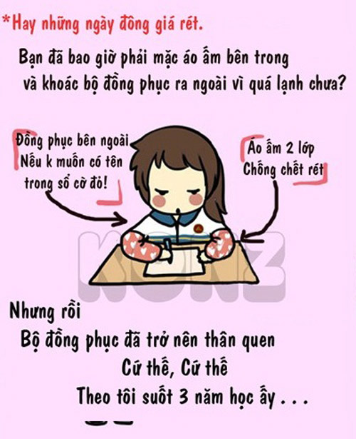 Bộ truyện tranh cực yêu về đồng phục lớp