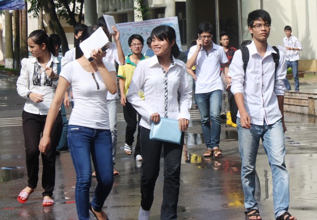 Thí sinh thi ĐH, CĐ 2012. Ảnh: gdtd.vn