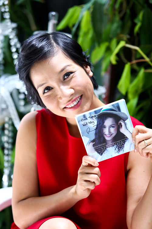 My Linh rang ro giup con gai Anna gioi thieu album moi