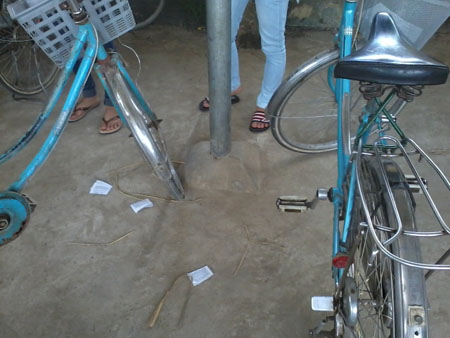 Phao thi vut tran lan sau ngay thi tot nghiep