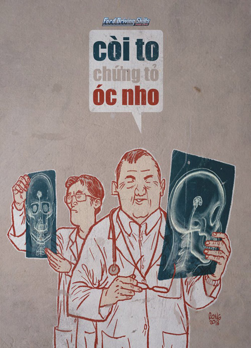 Hai huoc voi tranh biem hoa ve giao thong cua hoa si \