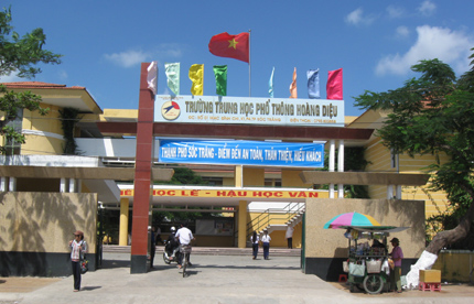 Diem chuan vao lop 10 truong THPT Hoang Dieu tinh Soc Trang nam 2013
