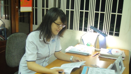 Bí quyết Trang Chủ Nhà Cái King.Com Chính Thức của Thanh Trúc là luôn chú ý nghe giảng và rèn cách làm Kinh888 link không chặn. (Ảnh Quốc Anh)