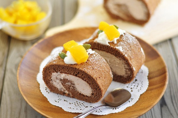Thơm mềm hấp dẫn món bánh cuộn chocolate