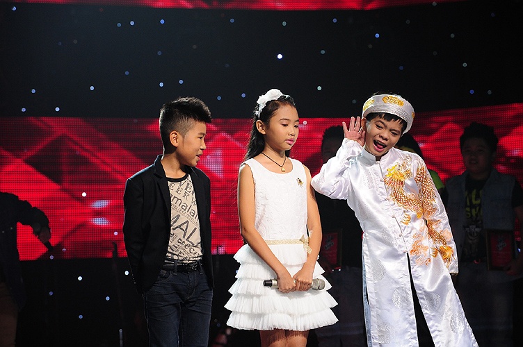 Nhung khoanh khac dep trong dem chung ket Giong hat viet nhi 2013