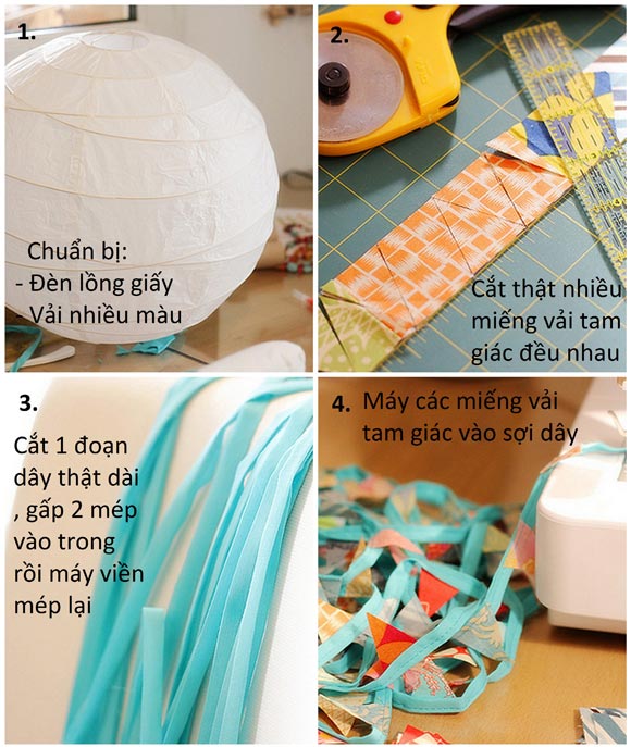 3 cách trang trí đèn lồng đơn giản mà độc đáo