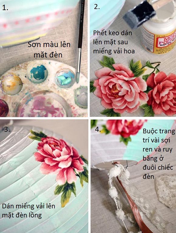 3 cách trang trí đèn lồng đơn giản mà độc đáo